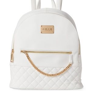 BEBE Gina Quilted Chain Backpack